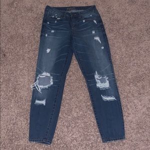 Boyfriend jeans, mid rise